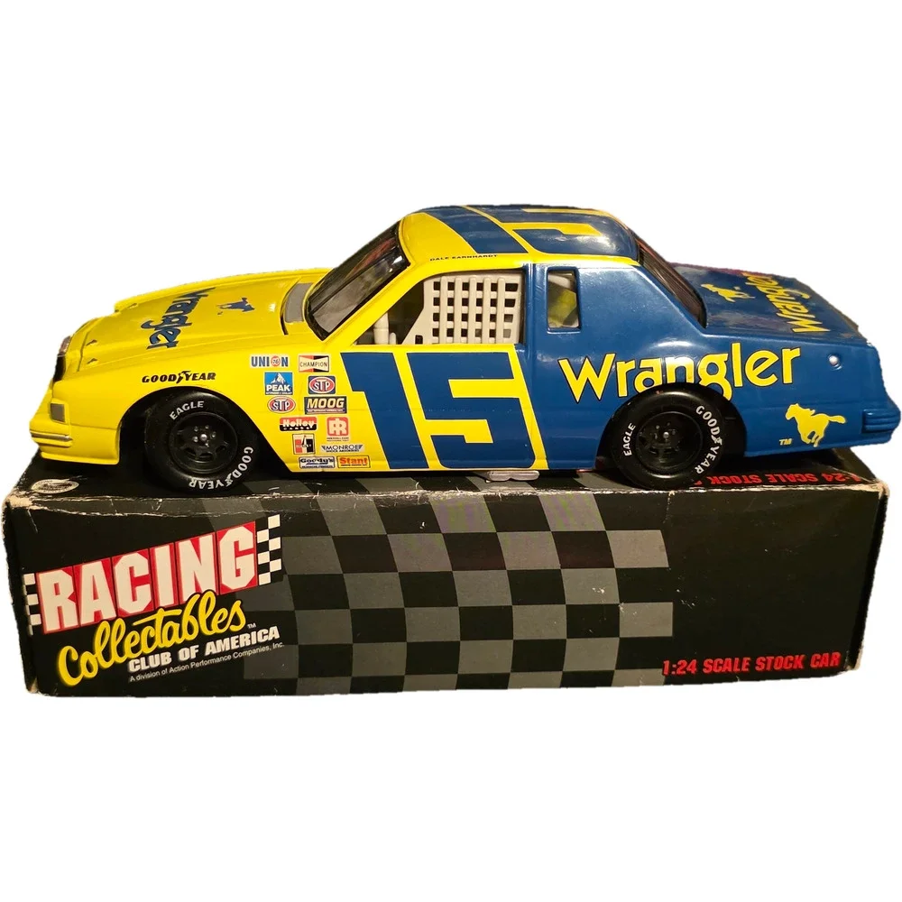 Dale Earnhardt 15 Wrangler RCCA 1:24 Scale Diecast Stock Car 1 of 10,000 Nascar